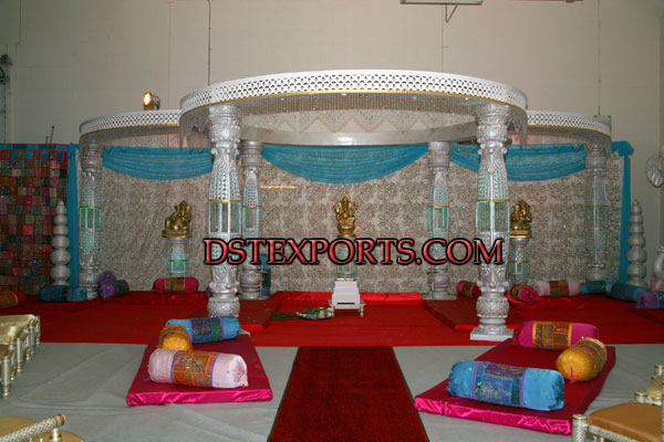 WEDDING NEW CRYSTAL BOTTLE MANDAP