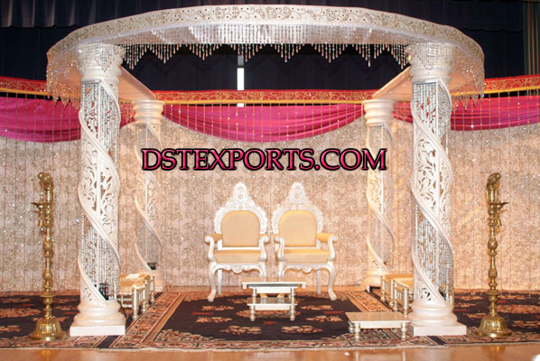 NEW  FIBER CRYSTAL MANDAP