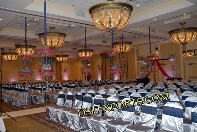 SATIN CHAIR COVERS AND SASHAS