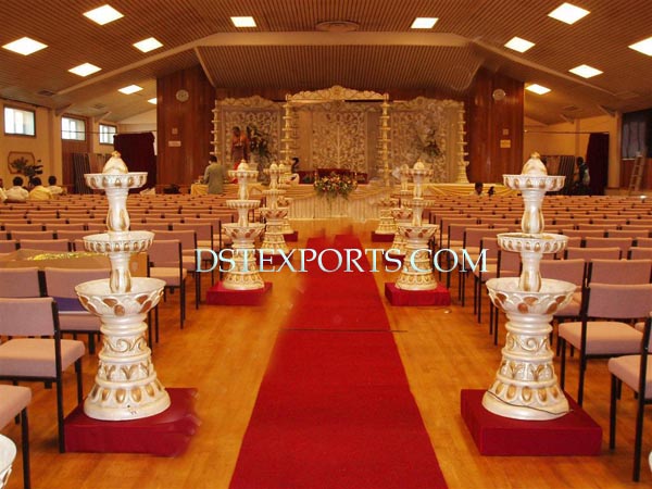 WEDDING FIBER FOUNTAIN MANDAP