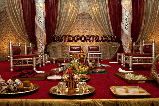 WEDDING HEAVY EMBRODRY BACKDROP