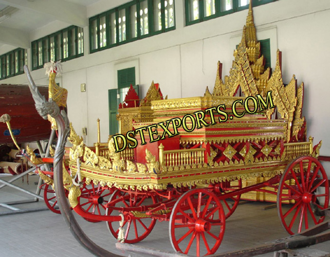 NEW STYLISH GOLDEN WEDDING CARRIAGE