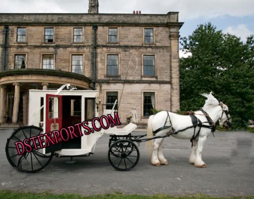 NEW WEDDING COVERED CARRIAGE