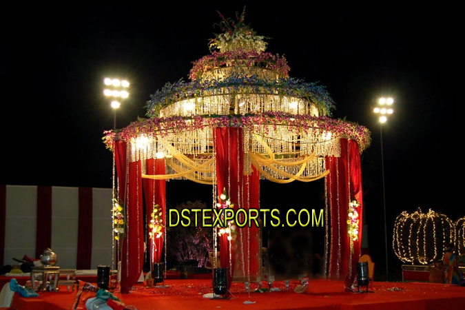 NEW WEDDING CRYSTAL MANDAP