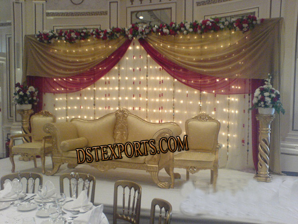 WEDDING DESIGNER GOLDEN FURNITURS