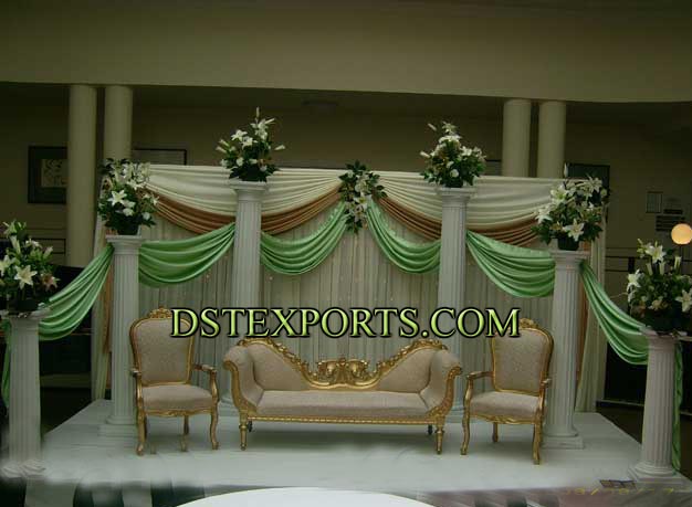 ASIAN WEDDING GOLD SOFA SET