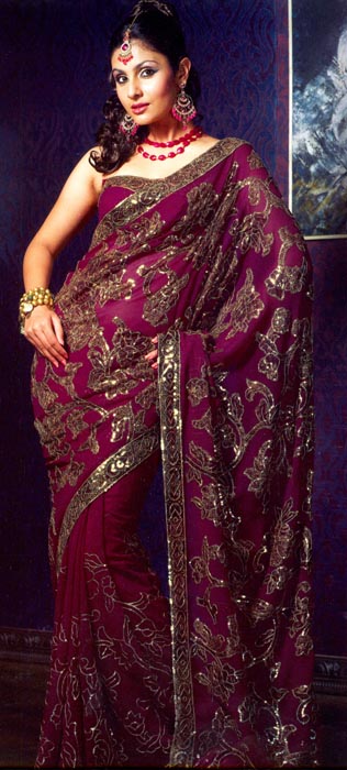 LATEST WEDDING DESIGNER SAREE