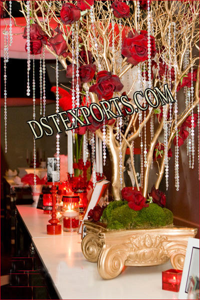 WEDDING CRYSTAL DECORATED TREE