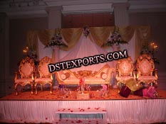 LATEST WEDDING GOLDEN FURNITURE