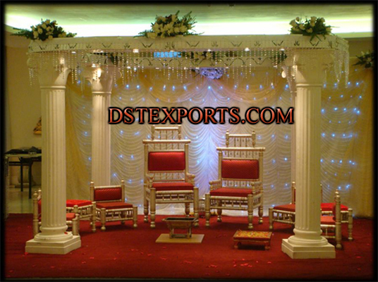 WEDDING NEW ROMAN CRYSTAL MANDAP