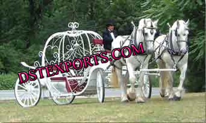 DOUBLE HORSE CINDERALLA CARRIAGE