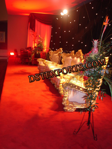 WEDDING BEAUTIFUL GOLDEN FURNITURES