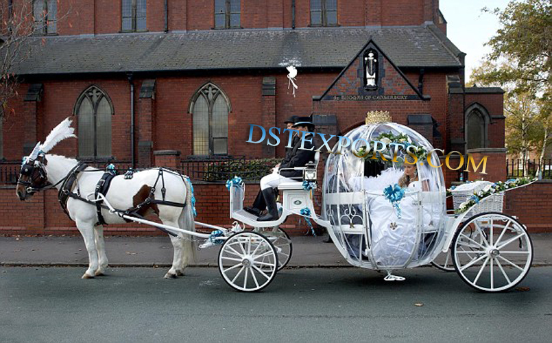 ENGLISH BRIDE CINDERALA CARRIAGE