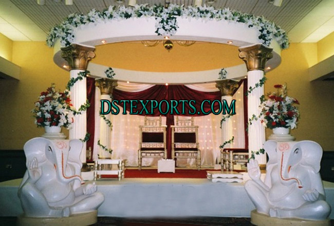 LATEST WEDDING ROMAN ROUND MANDAP