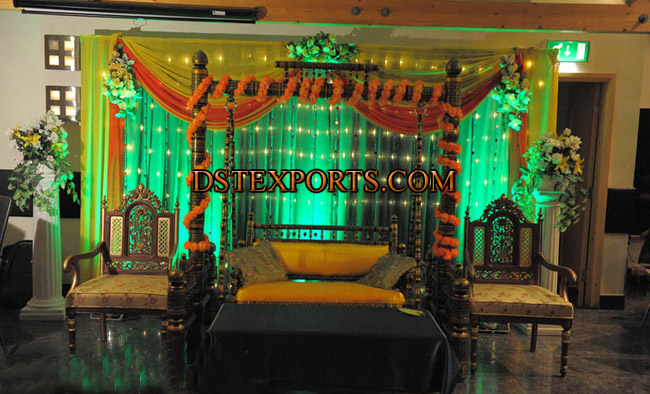 WEDDING BLACK SANKHEDA SWING