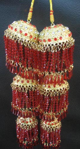 INDIAN WEDDING RED KALEERAS