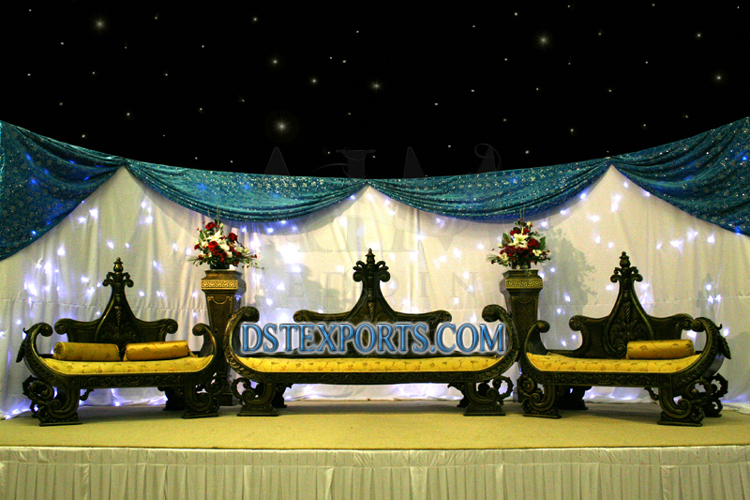 ASIAN WEDDING ROYAL BLACK FURNITURE