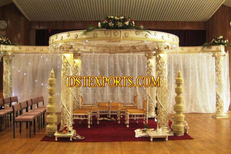 ASIAN WEDDING FIBER CRYSTAL MANDAP