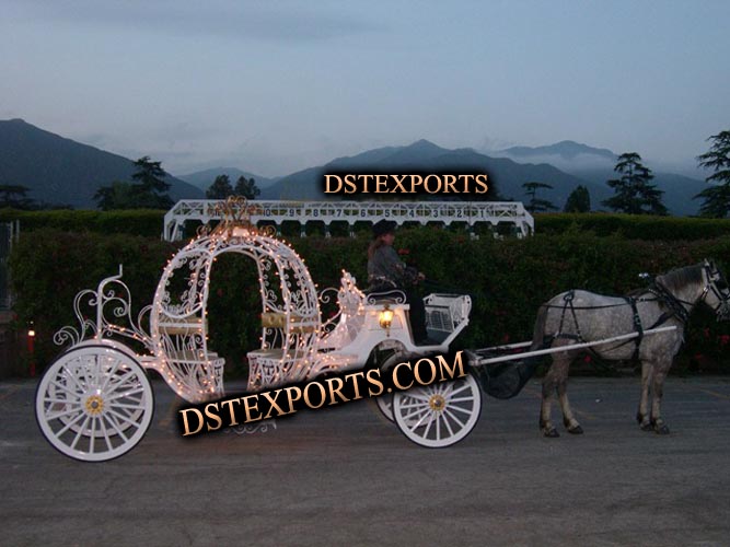 LATEST LIGHTED CINDERALA HORSE CARRIAGE