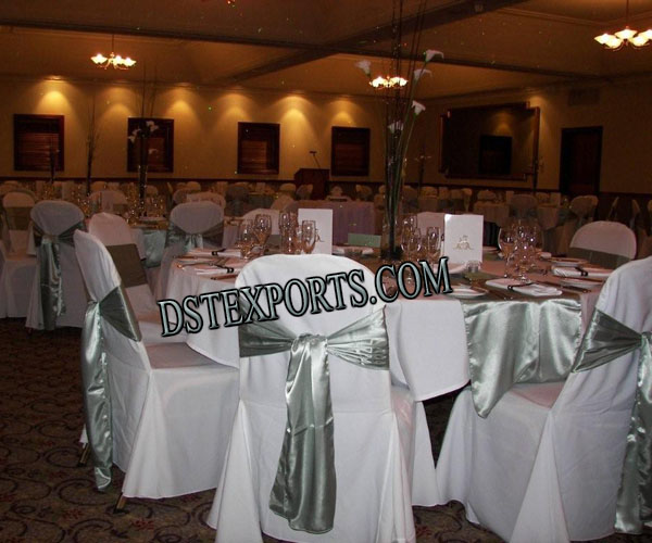 LATEST WEDDING WHITE CHAIR COVER