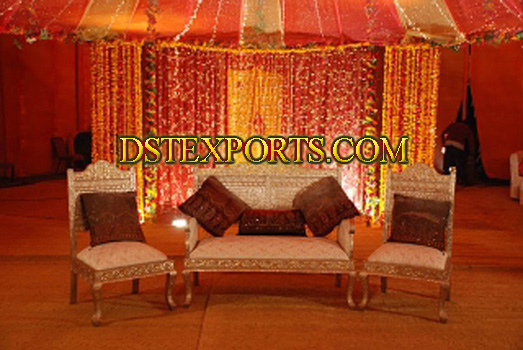 ASIAN WEDDING GOLDEN SOFA SET