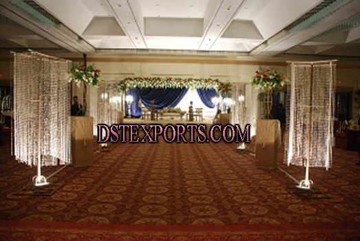 NEW WEDDING AISLAY WAY CRYSTAL PILLARS