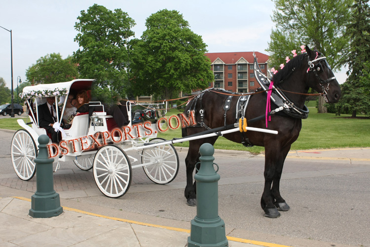 WEDDING TWO SEATER CARRIAGE