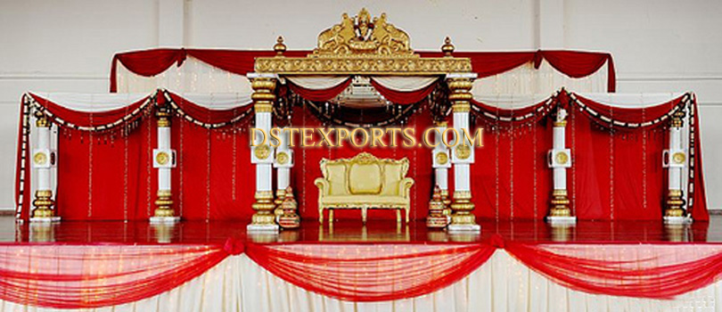 INDIAN WEDDING ROYAL GOLDEN MANDAP