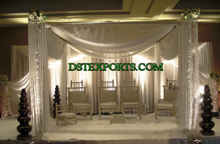 DESIGNER WEDDING CRYSTAL MANDAP