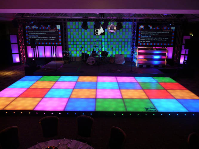 WEDDING COLOURFUL DANCE FLOOR