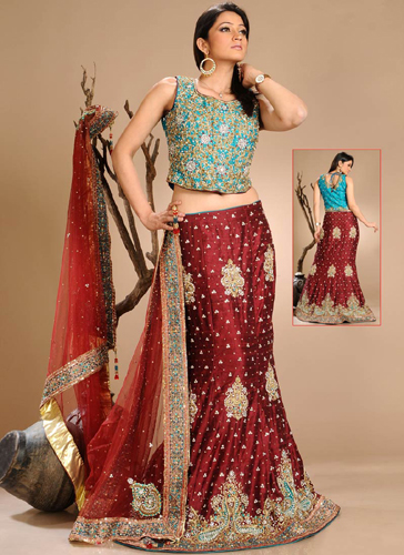 INDIAN WEDDING PARTYWEAR LEHENGA CHOLI