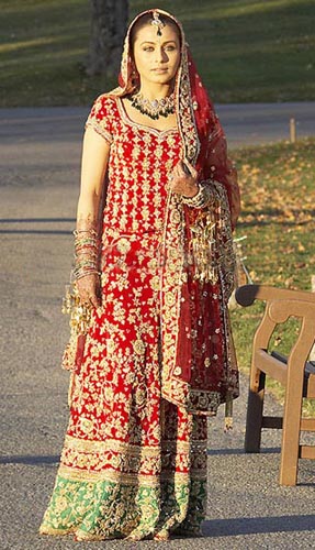 WEDDING BOLLYWOOD RED RANI LEHENGA