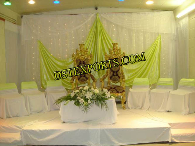 INDIAN WEDDING DULHA DULHAN CHAIRS