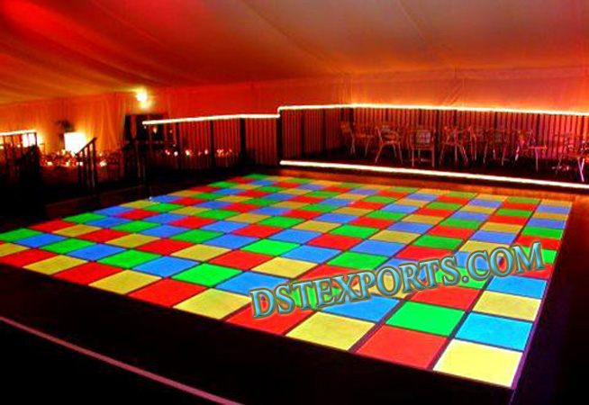 WEDDING COLOURFUL DJ DANCE FLOOR