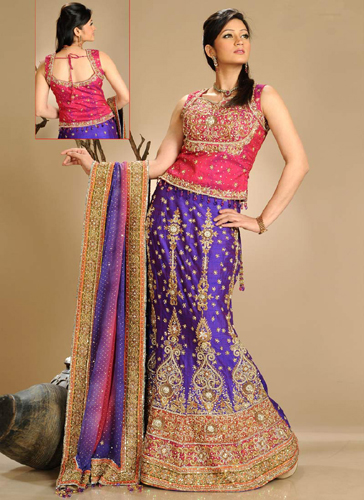 WEDDING LUSTROUS LEHENGA CHOLI