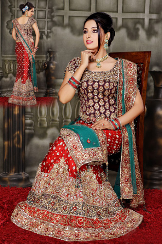 HEAVY BEAUTIFUL BRIDAL LEHENGAS