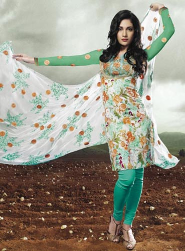 LATEST WEDDING DEEP GREEN PAJAMI SUIT