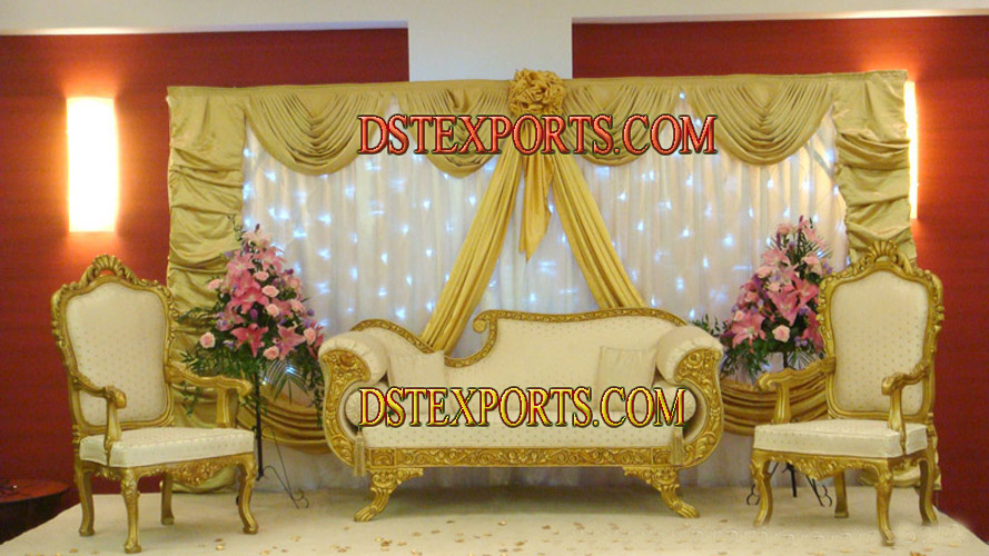 ASIAN WEDDING GOLD FURNITURES