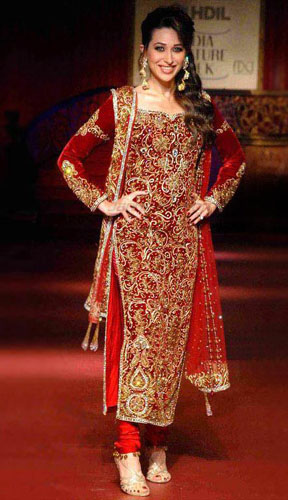 BOLLYWOOD KARISHMA EMBRODERY DRESS