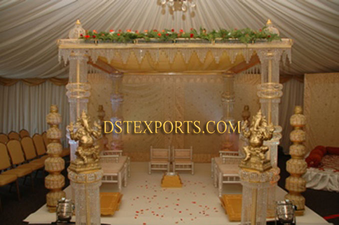 WEDDING METAL CRYSTAL MANDAP