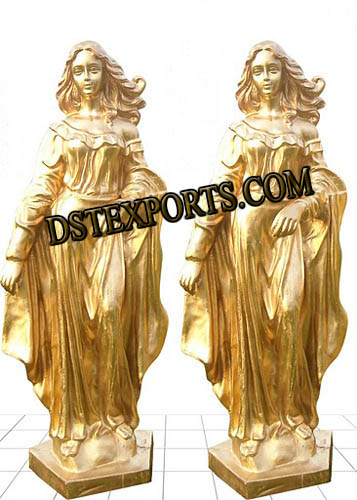 FIBER ROMAN LADIES STATUES