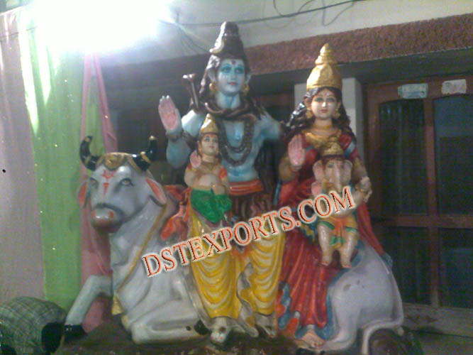 FIBER SHIV PARIVAR STATUES