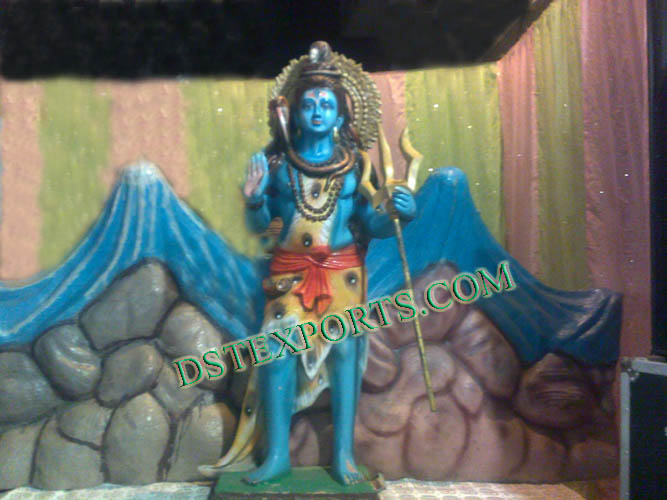 FIBER STANDING SHIVA STATUE