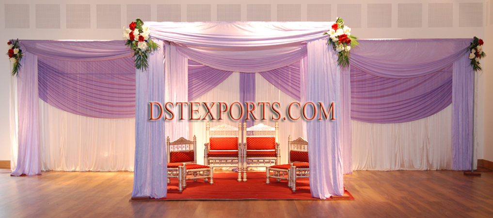 BEAUTIFUL WEDDING DRAPE MANDAP