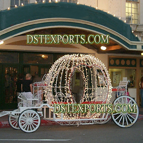 WEDDING CINDERELLA CARRIAGE WITH LIGHTING