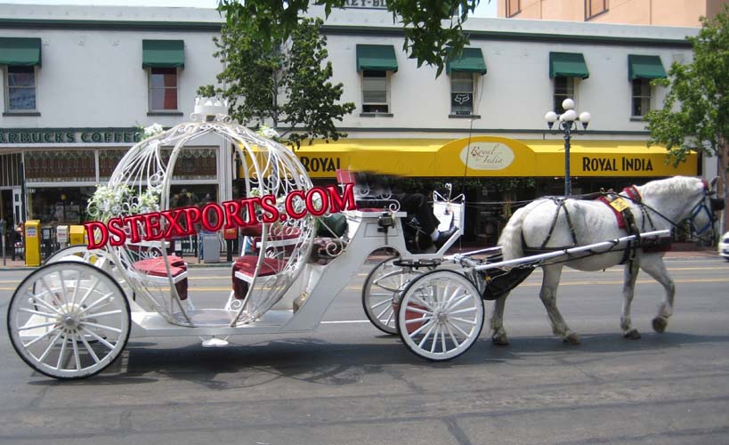 ENGLISH BRIDE CINDERELLA CARRIAGE