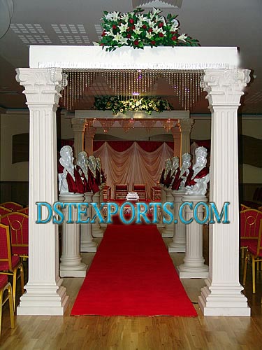 WEDDING WHITE ROMAN WELCOME GATE