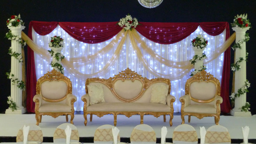 NEW DESIGN WEDDING SOFA SET