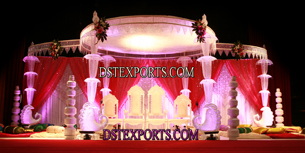 NEW DESIGN WEDDING CRYSTAL MANDAP SET