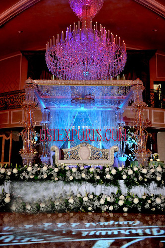 WEDDING BRASS CRYSTAL MANDAP